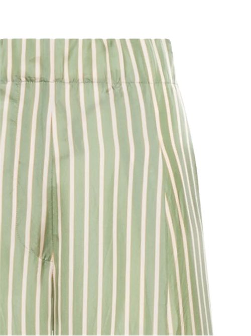 DRIES VAN NOTEN PANTALONE pila striped DRIES VAN NOTEN | 261-010909-3274604 GREEN